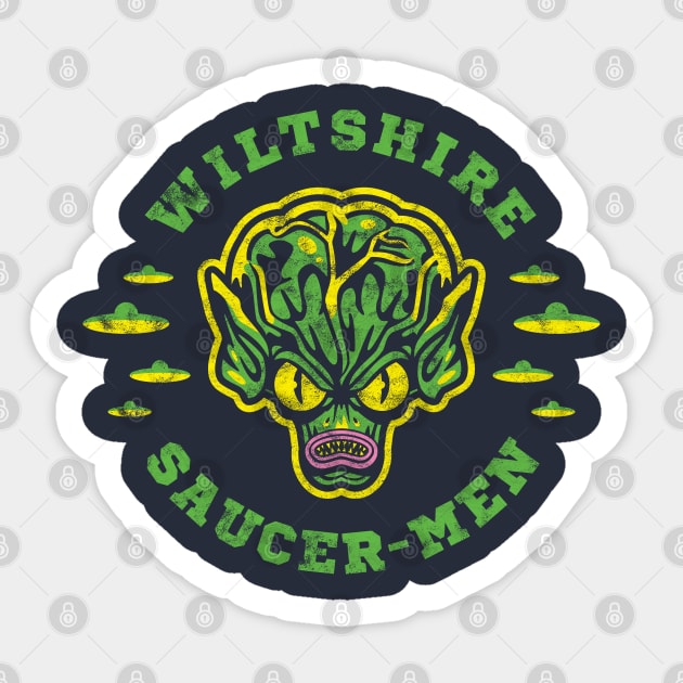 Saucer Men (Wiltshire) Sticker by Dark Corners